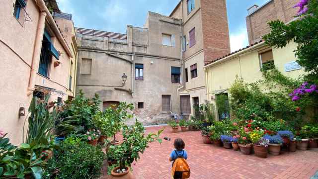Plaza de Sant Gaietà, en el barrio de Sarrià de Barcelona