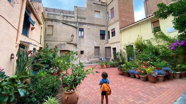 Plaza de Sant Gaietà, en el barrio de Sarrià de Barcelona