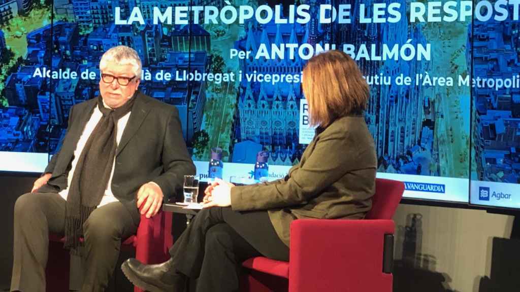 Antonio Balmón, en el encuentro en Foment del Treball