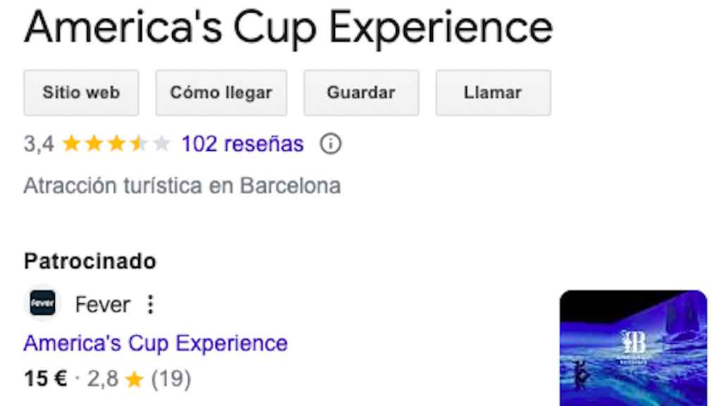 Malas opiniones de los usuarios en la America's Cup