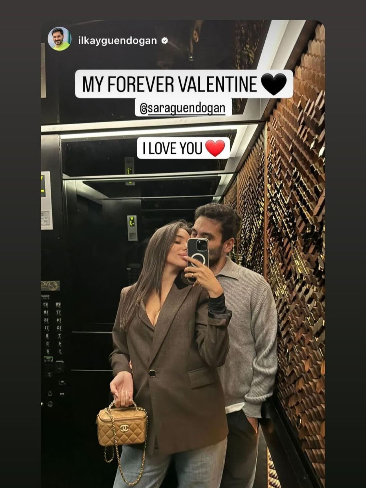 Ilkay Gundongan expresa su amor a Sara Arfaoui en San Valentín