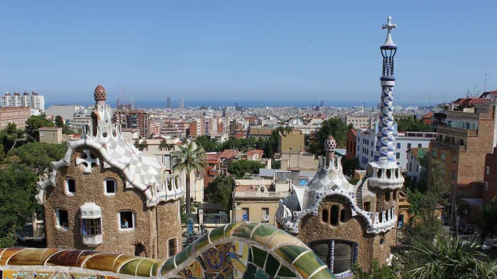 Panoràmica de Barcelona des del Park Güell