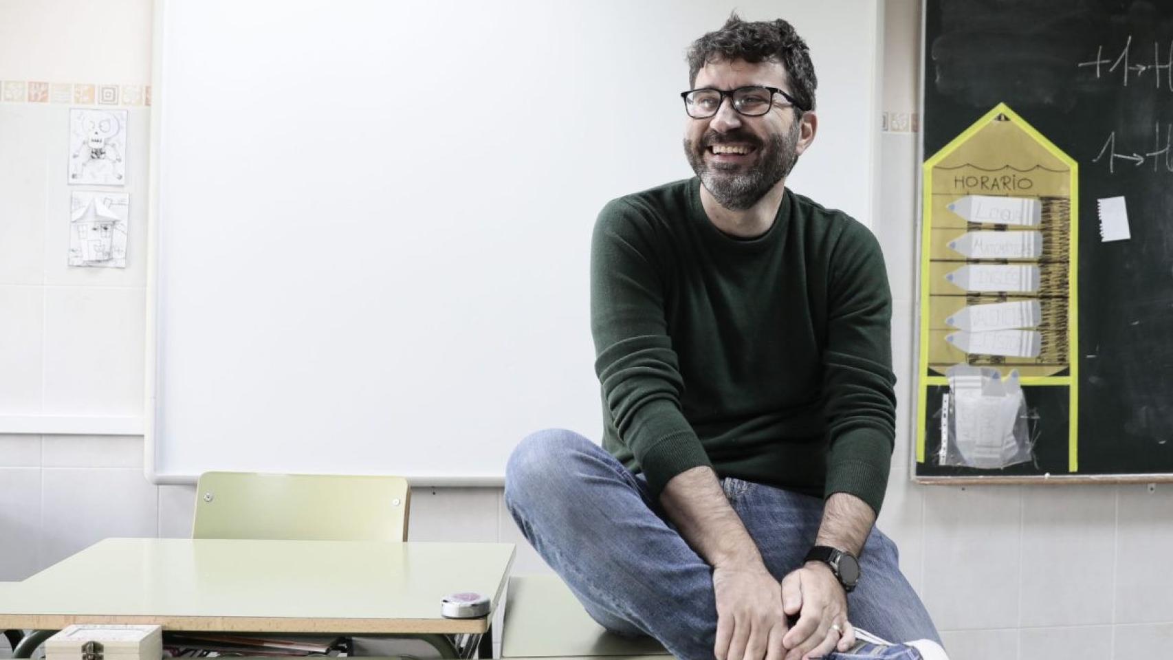 Un profesor en clase