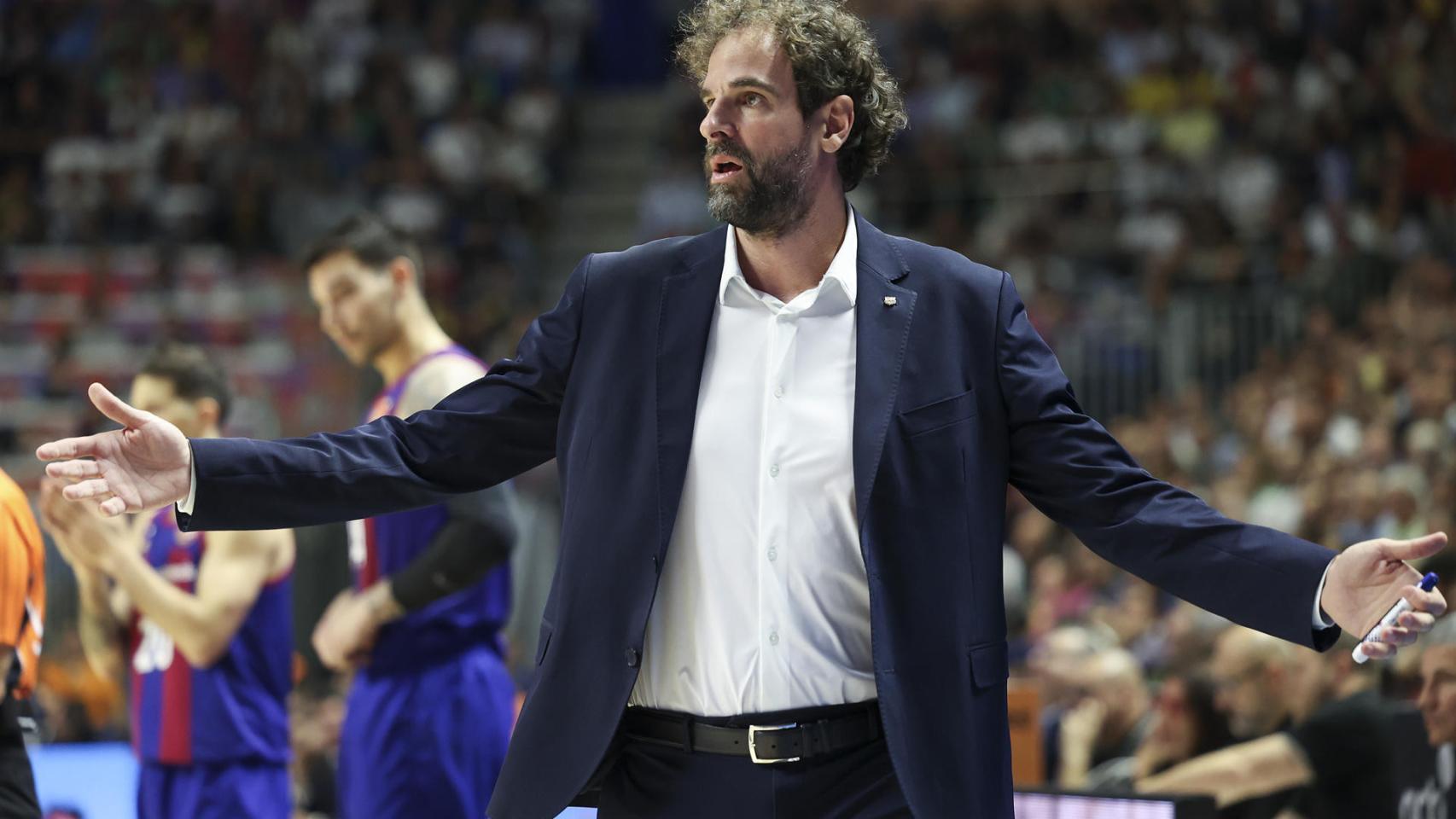 Grimau, en un lance de la final