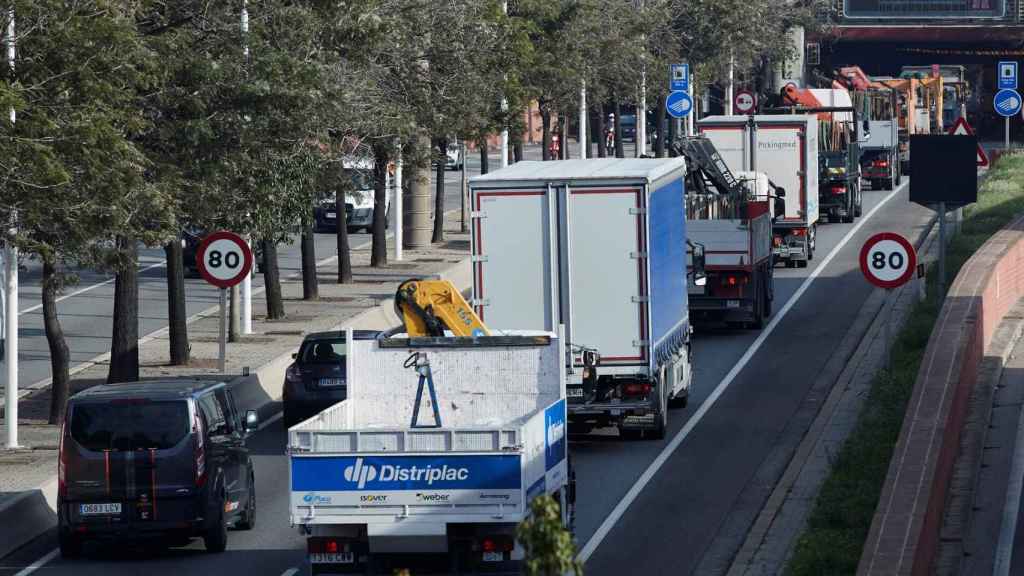 Transportistes a Barcelona