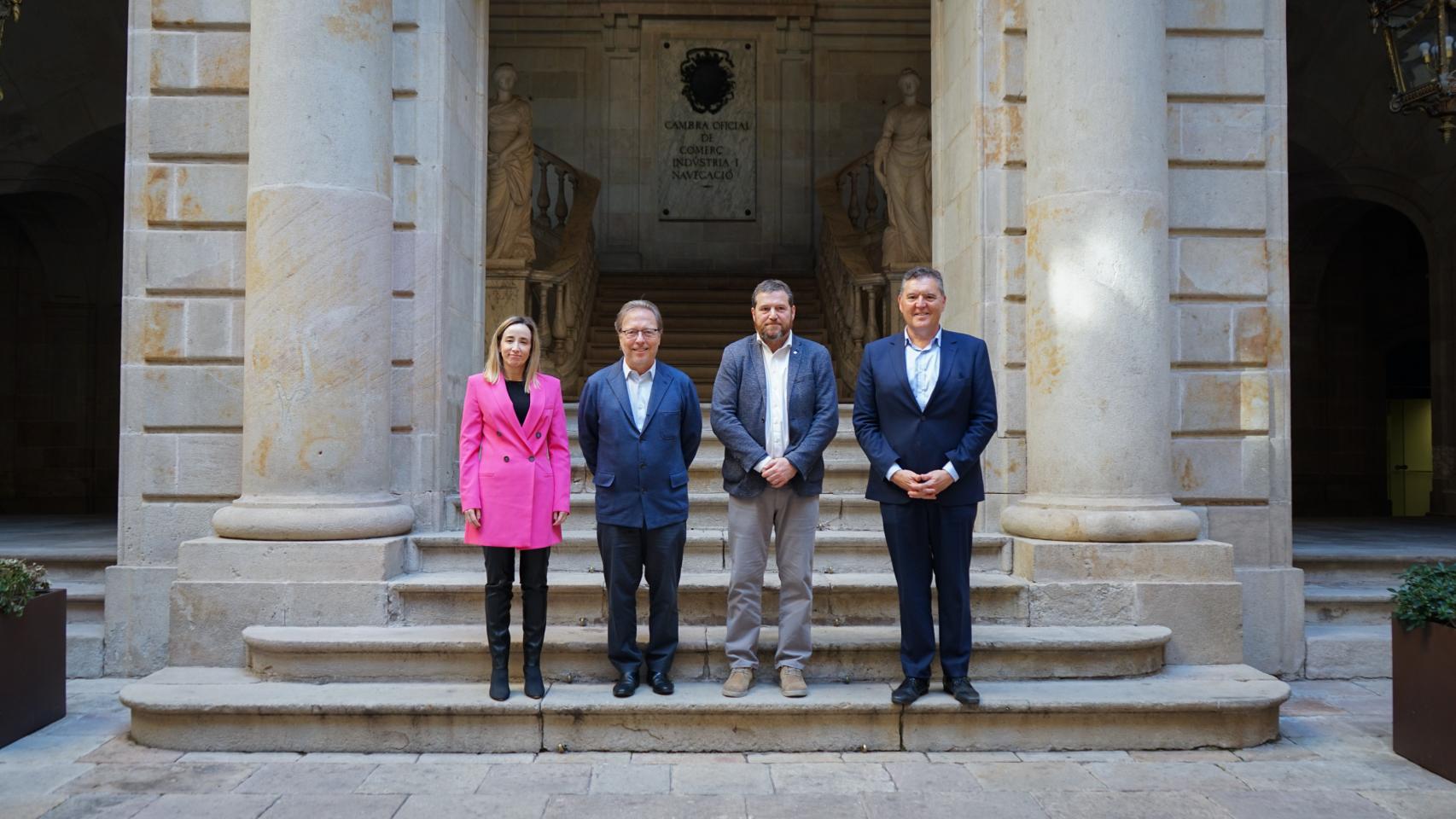 Los representantes del CDRA en la presentación del plan estratégico