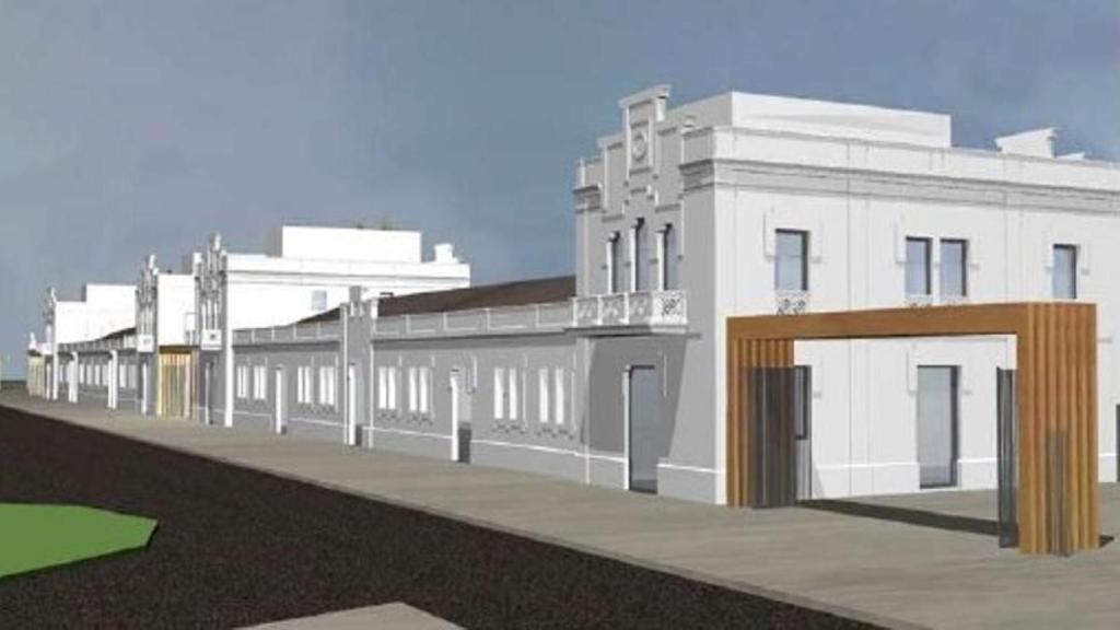 Los Tinglados, donde se abrirá la zona vip, cuando estén terminados