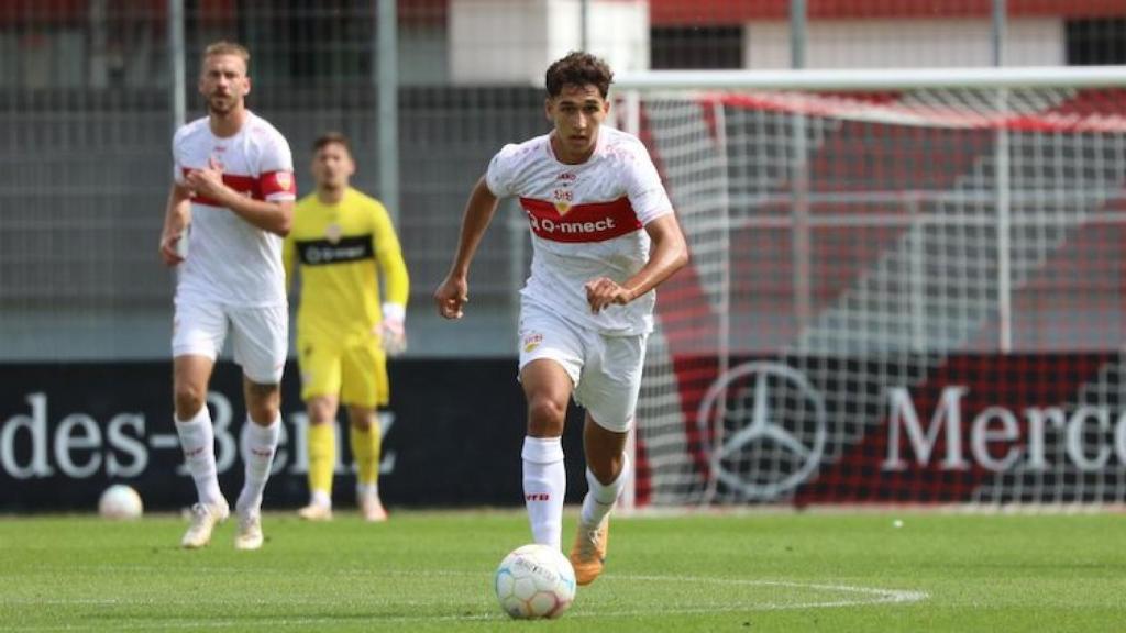 Raul Paula, durante un partido en las categorías inferiores del Stuttgart