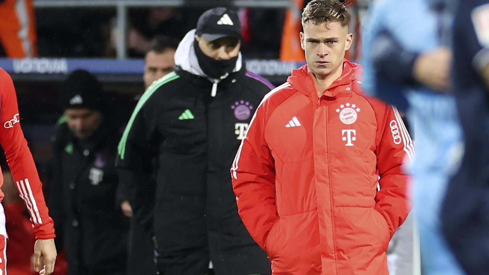 Joshua Kimmich, decepcionado tras la última derrota del Bayern de Múnich