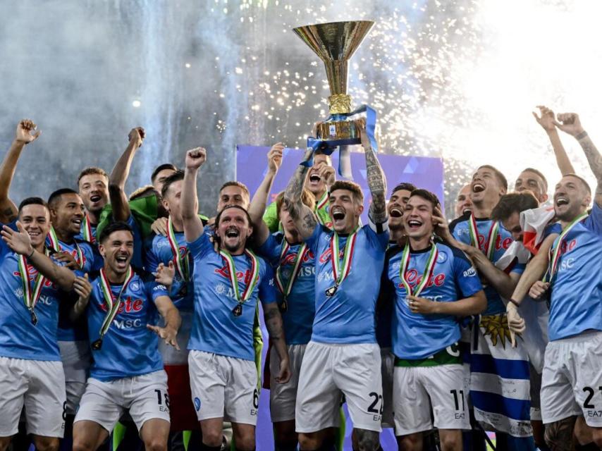 El Nápoles, campeón de la Serie A de 2023