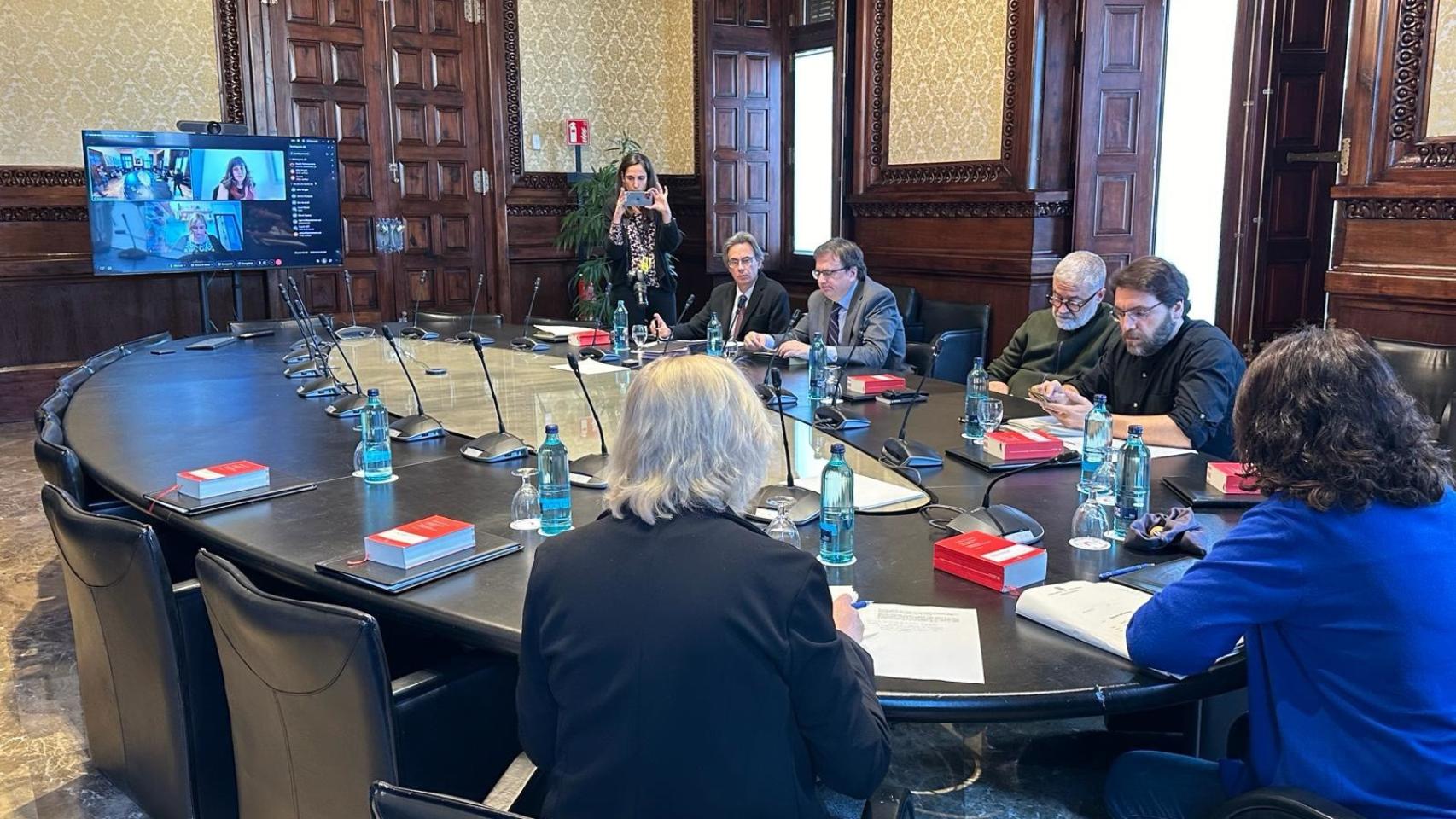 Reunión de la Mesa del Parlament