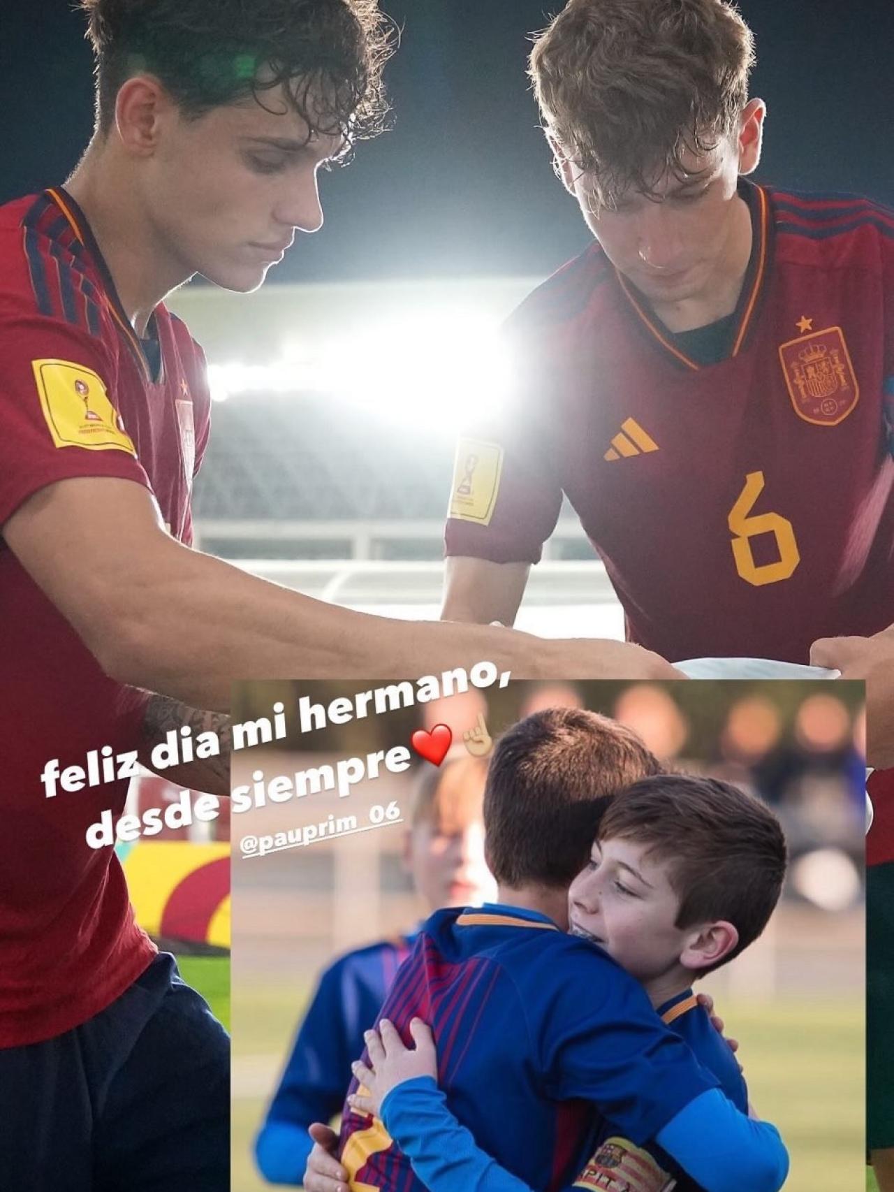 Héctor Fort felicita a Pau Prim por su cumpleaños