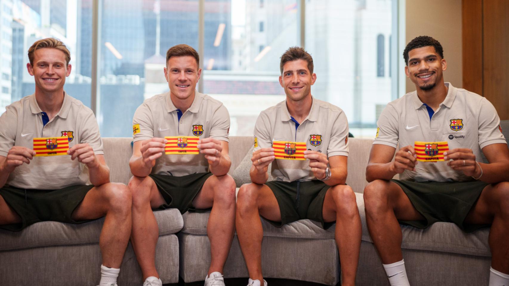 Los cuatro capitanes del Barça para la temporada 2023-24