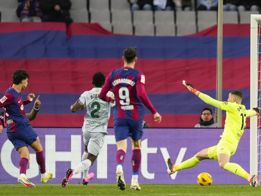 El remate de Joao Félix que supuso el segundo gol contra el Getafe