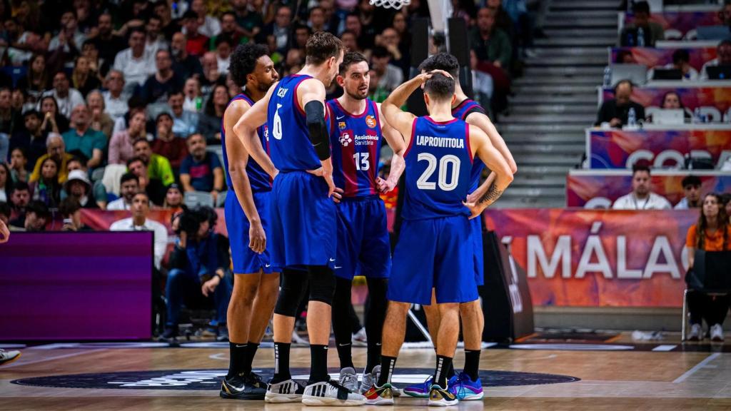 Los cracks del Barça de basket dialogan en pleno partido contra el Real Madrid