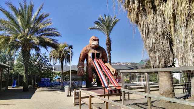 Imagen del gigantesco King Kong de Barcelona