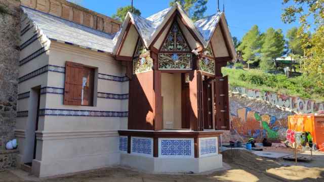 El rehabilitado quiosco de la Font d'en Fargues