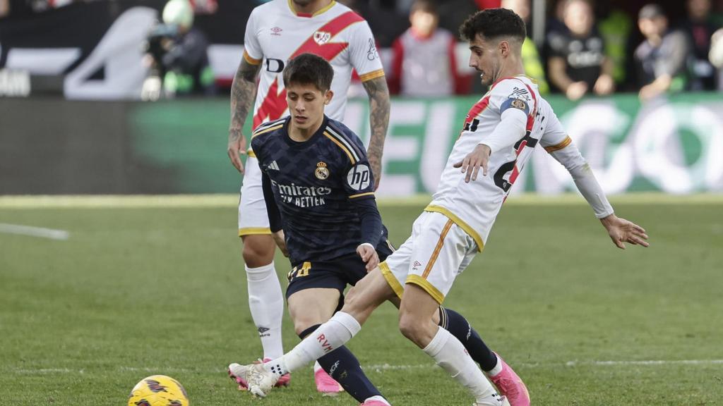 Arda Güler, durante el Rayo Vallecano-Real Madrid