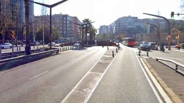 Tramo sin cobertura en la ronda del Mig