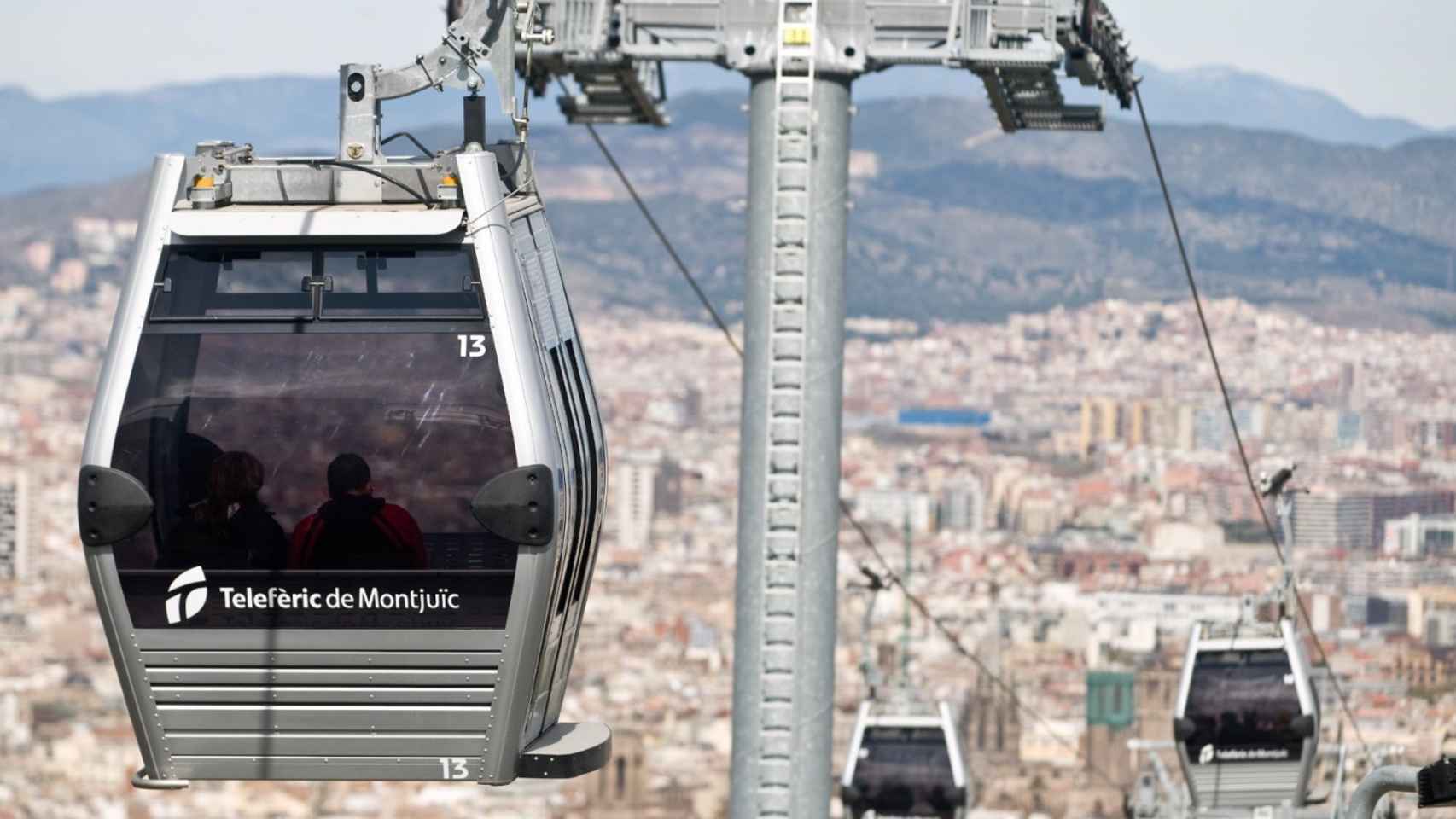 El teleférico de Montjuïc de Barcelona