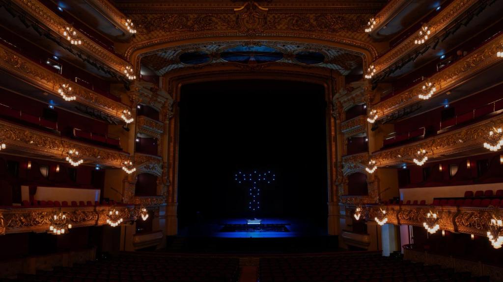 El Gran Teatro del Liceu durante el concierto inaugural del centenario de Telefónica