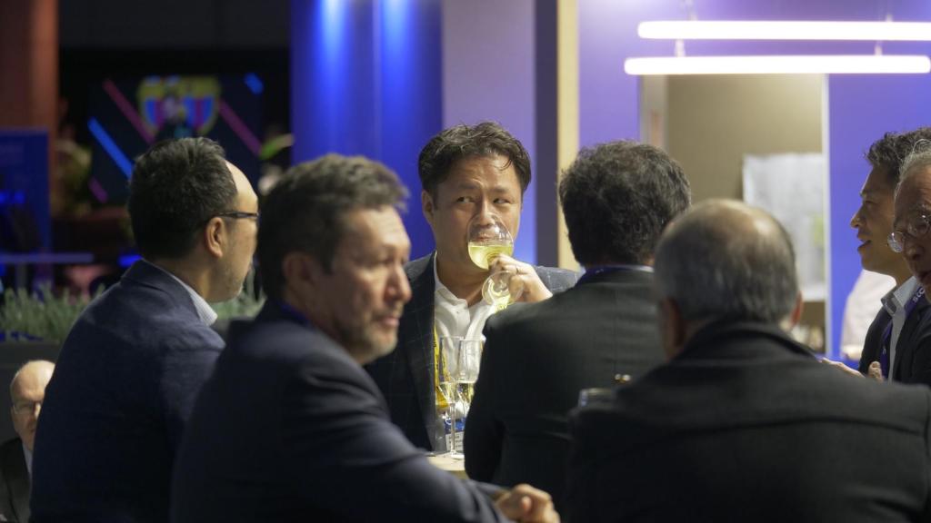 Directivos en el Mobile World Congress 2024 de Barcelona