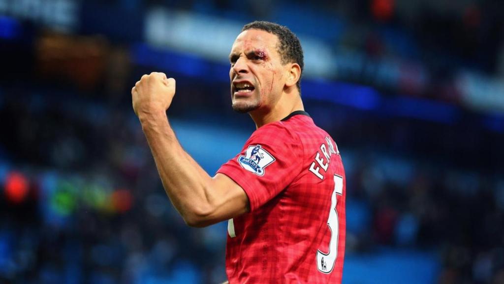 Rio Ferdinand, con el United