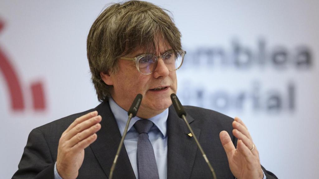 Puigdemont, en un acto del Consell de la República