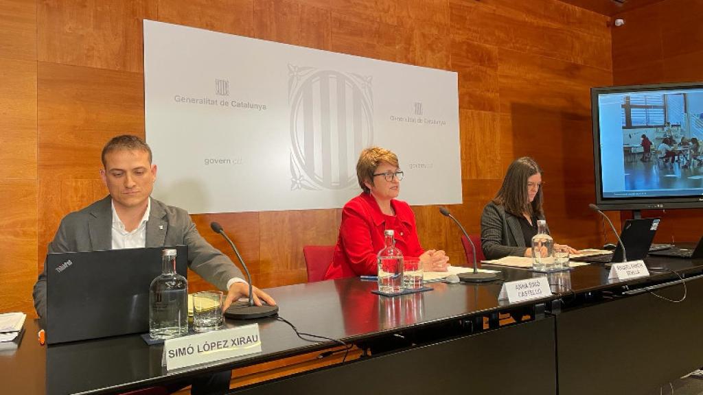 Anna Simó, 'consellera' de Educació, en rueda de prensa