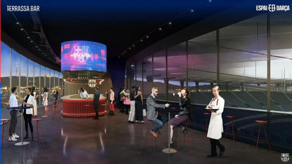 Espacio interior del nuevo Camp Nou