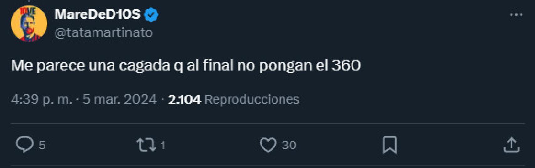 Un usuario del Barça se queja del videomarcador del Camp Nou (1)