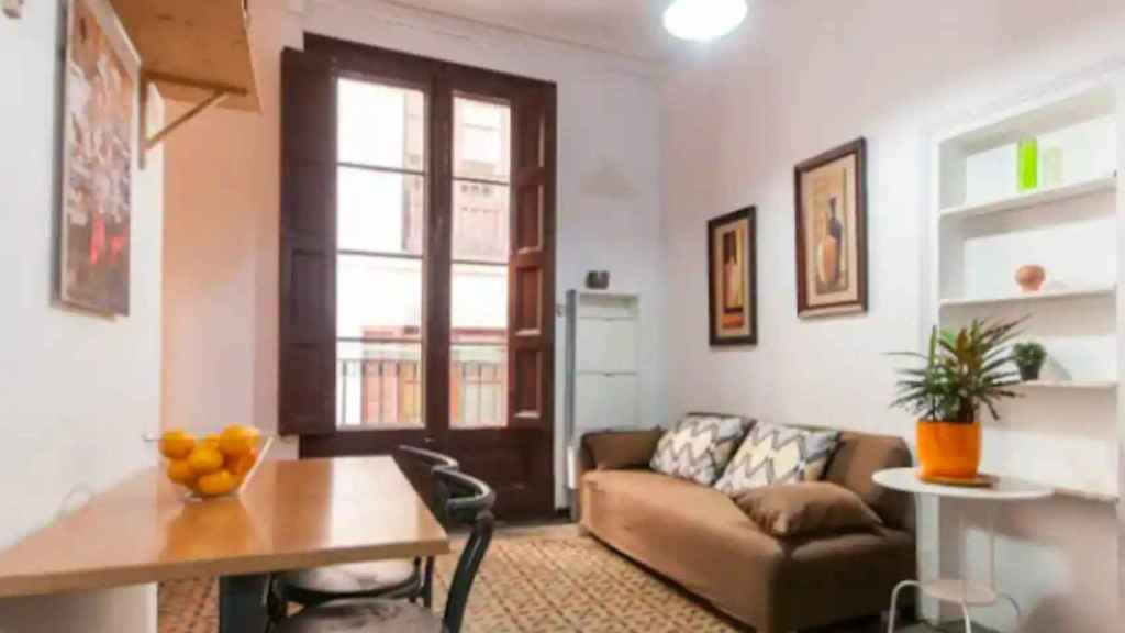 Un pis turístic al centre de Barcelona