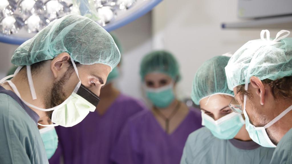 Un quirófano del Hospital Vall d'Hebron de Barcelona