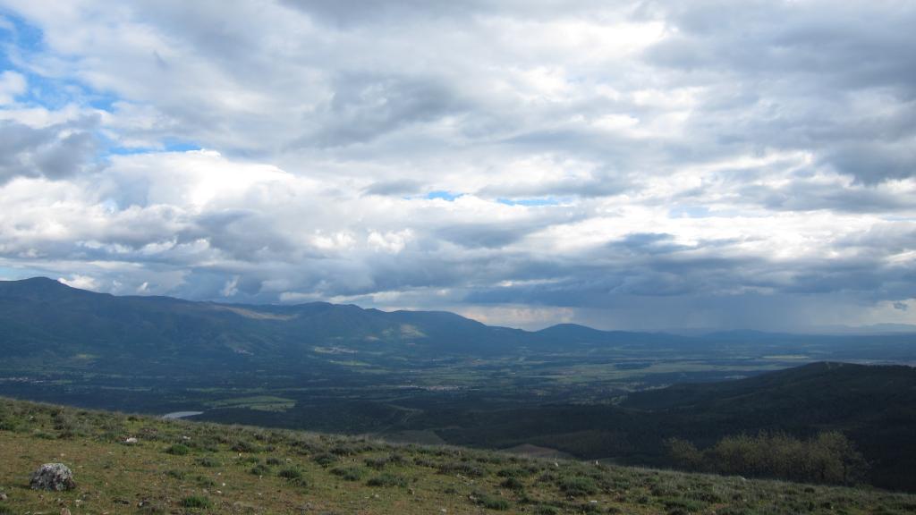 Nubes con riesgo de lluvia en el interior de Cataluña