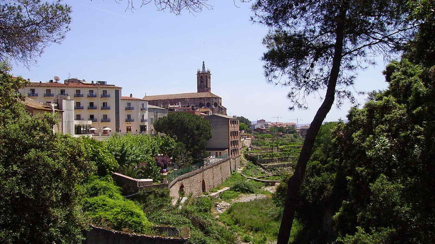 Vista panorámica de Caldes de Montbui en una imagen de archivo