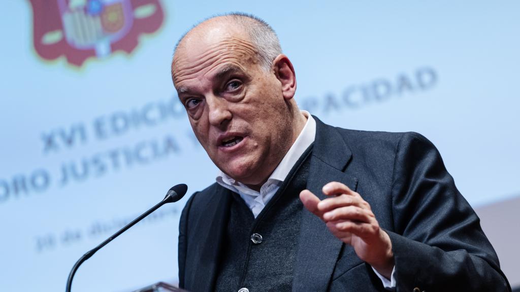 El presidente de La Liga, Javier Tebas