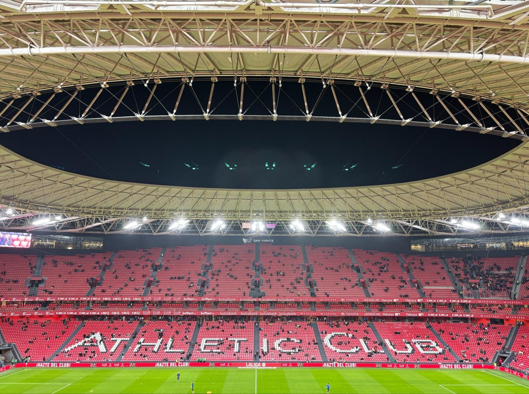 Imagen del nuevo San Mamés por dentro