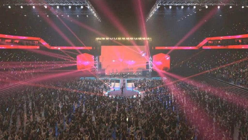 Un ejemplo de un potencial concierto en el futuro Palau Blaugrana