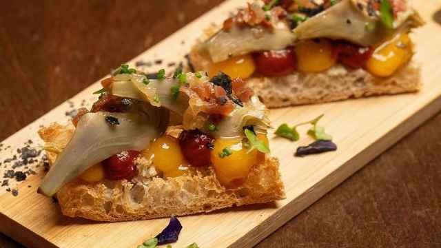 Tapa de alcachofa del restaurante ‘La última taberna’ de Sant Boi