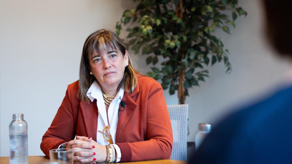 La alcaldesa de Gavà, Gemma Badia, en una entrevista con Metrópoli