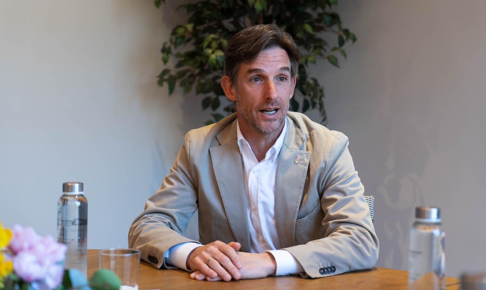 Xavi Paz, alcalde de Molins de Rei, en una entrevista con Metrópoli