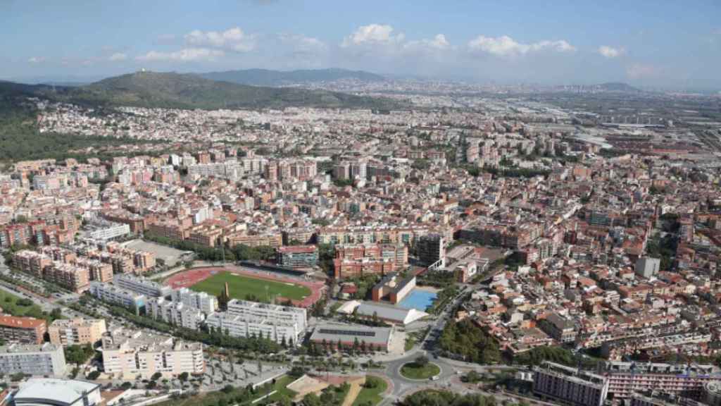 Vista aérea de Gavà (Baix Llobregat)