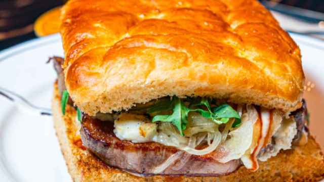 Uno de los bocadillos del restaurante Festín de Barcelona