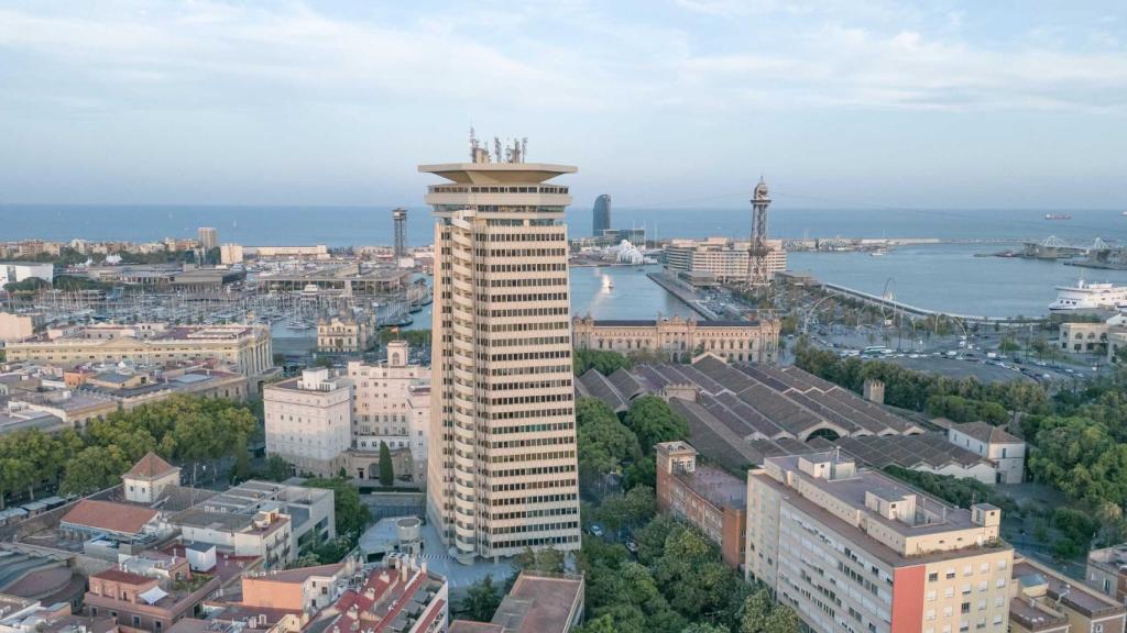 La Torre Colón de Drassanes, donde operaba el hólding de los Tetruashvili