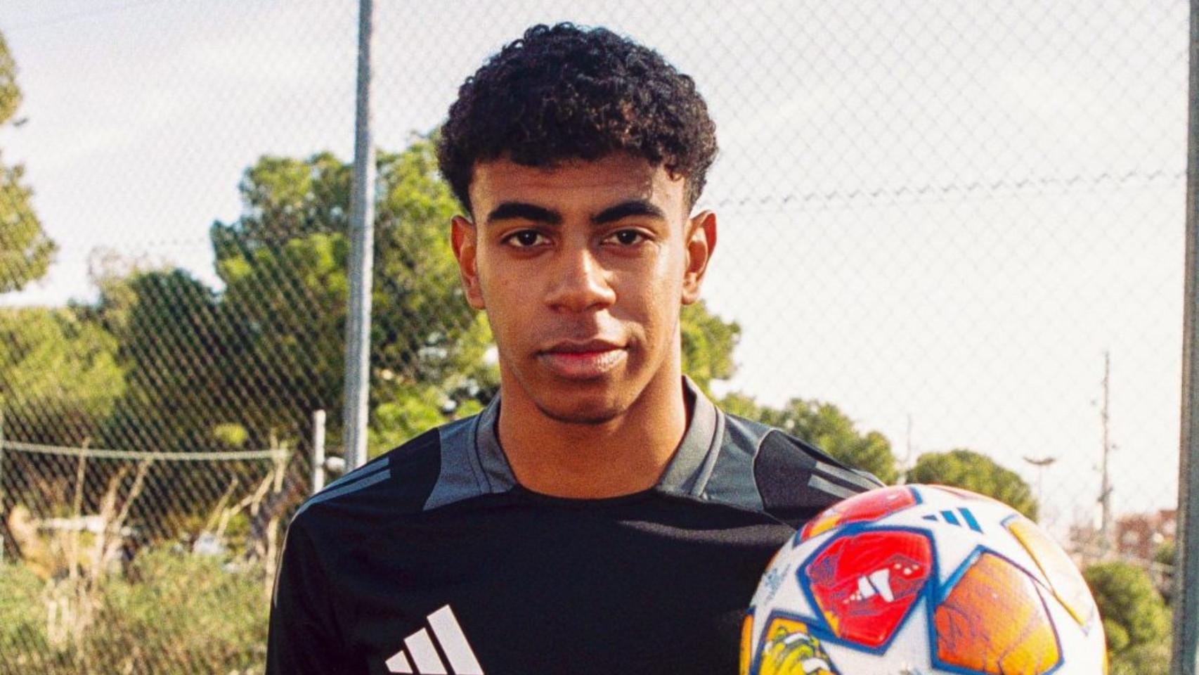 Lamine Yamal protagoniza una publicidad con Adidas