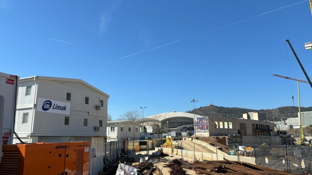 Las obras del nuevo Camp Nou siguen avanzando