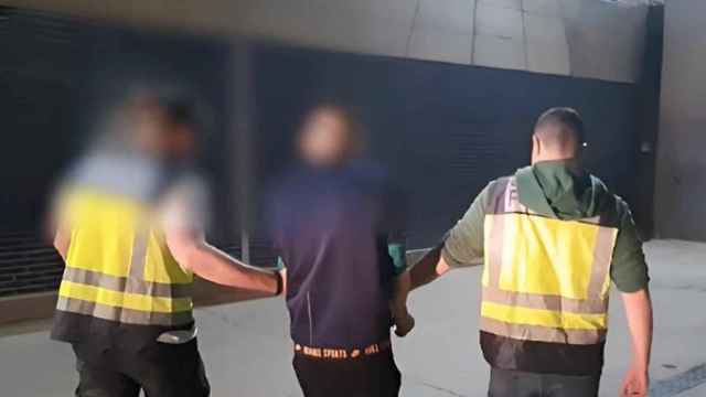 Una de las detenciones a un grafitero en Barcelona