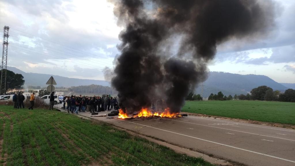 Piquete en una cárcel catalana por el asesinato de una cocinera en Mas d'Enric