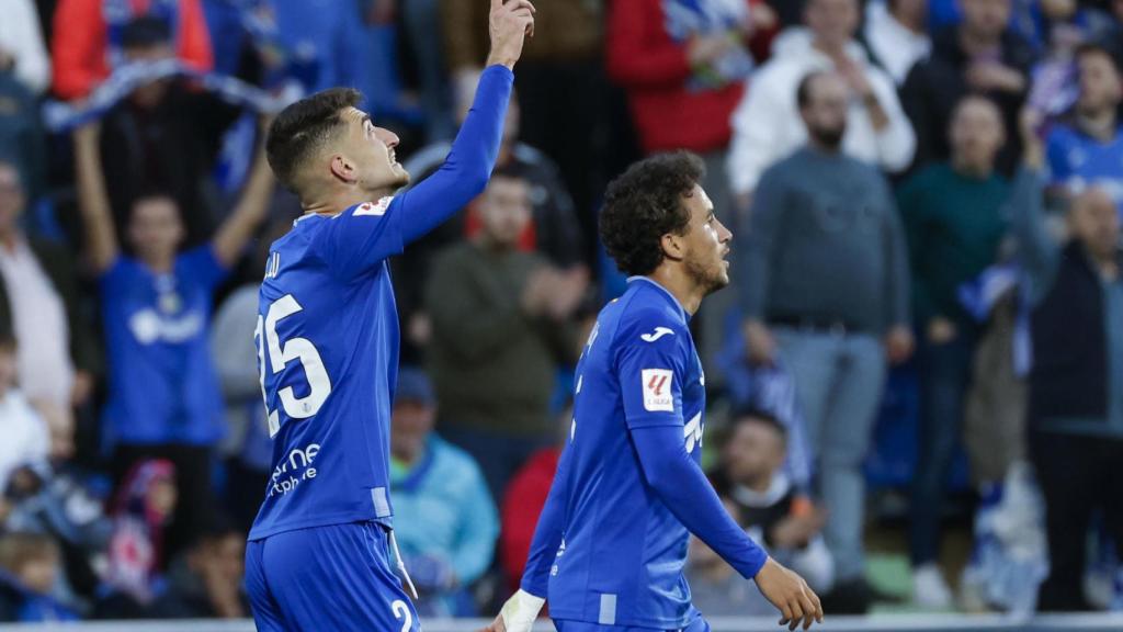 Yellu Santiago dedica su gol contra el Girona