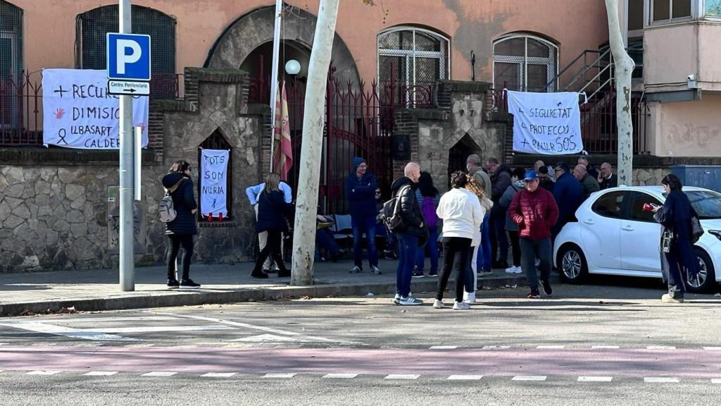Piquete en el Centro Penitenciario de Mujeres Barcelona (Wad-Ras)
